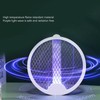 2 in 1 Electric Fly Swatter Rotatable Fly Killer Light