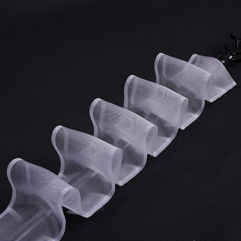 Hoonng Curtain Header Tape, Rod Loop, 3 Metres, Style A