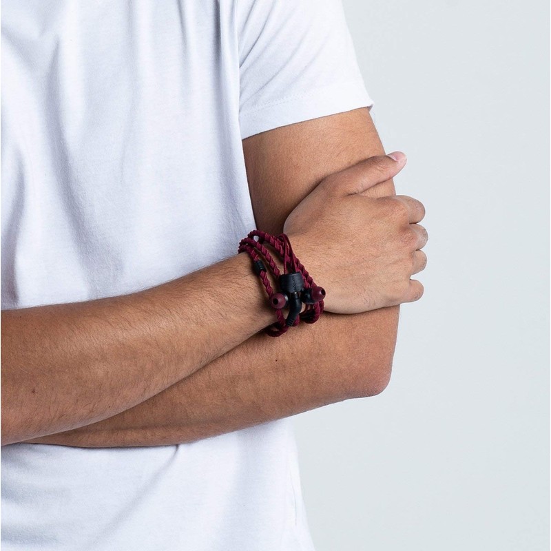 Wraps Audifonos Pulsera Moda 2019 Clasic (Vino)