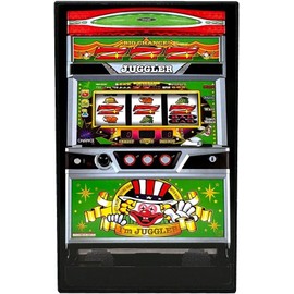 Juggler Coin Bank, Lights Up and Makes a Sound! Coin Bank, Green Panel, Money Box