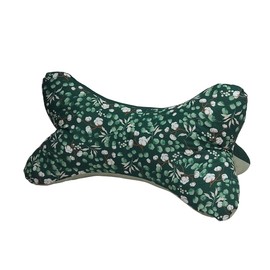 Leseknochen Nackenkissen Feuerwerk bequem und waschbar! Handgestopft und genäht in Deutschland - Nutzbar als Nackenrolle Kissen Nackenrolle (Cotton grün XXL)