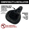 BMX Seat - Comfortable Padded Bike Saddle with Memory Foam