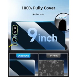 LANGBEAN Screen Protector for 2025 2024 2023 CRV 9 inch Infotainment Touch Screen, HD, High Sensitivity, 9H Tempered Glass Car Screen Protector, CRV Accessories