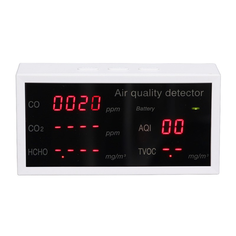 Indoor Air Quality Meter 5 In 1 PM2.5 HCHO Carbon