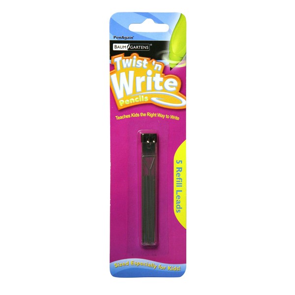 PenAgain Twist 'n Write Refills 5 lead refills (00078)