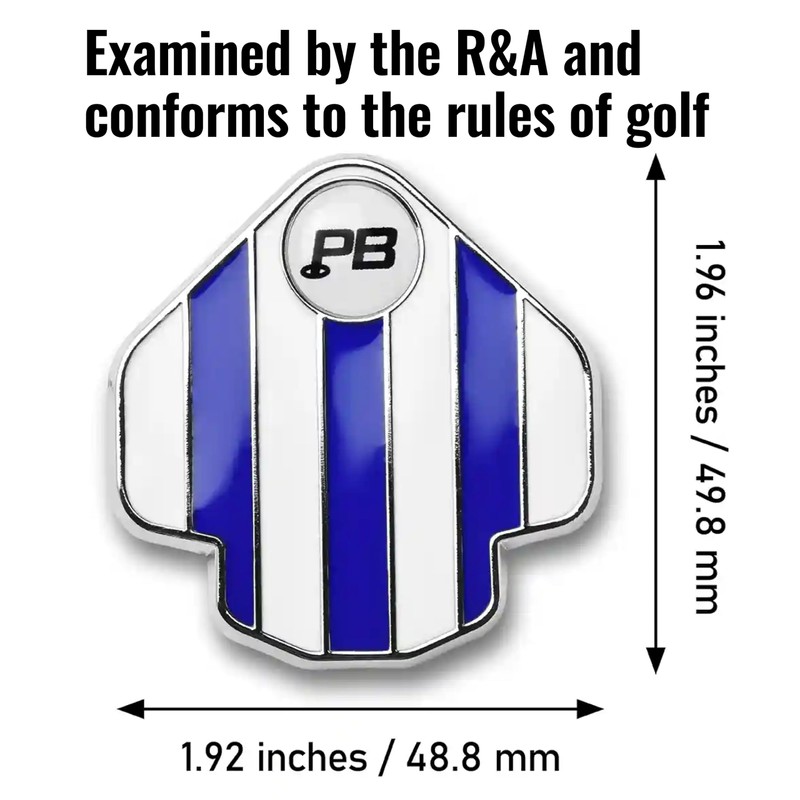 PuttBANDIT Alignment Golf Ball Marker (blue)