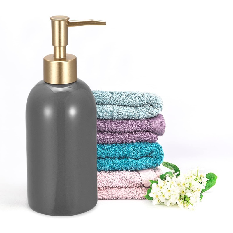 sourcing map Soap Dispenser-14Oz Ceramic Dish Hand Soap Dispenser with