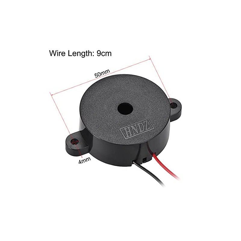 sourcing map DC 12V Active Electronic Buzzer Alarm Continuous Beep