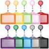Pack of 10 ID Card Holders with ID Yo-Yo, Colourful