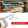 Tailgate Insert Letters -3D Raised Tailgate Letters Compatible with 2019-2022