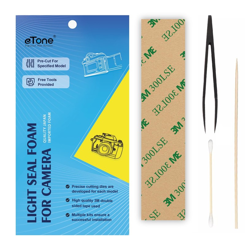 eTone Pre Cut Light Seal Foam Sponge Kit for Canon