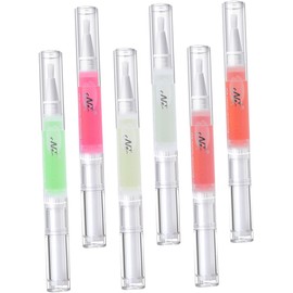 Beavorty 6Piezas Bolígrafo Nutriente para Uñas Aceite Hidratante para Cutículas Herramientas de Manicura Prácticas para Cuidado de Uñas para Salones y Uso Casa