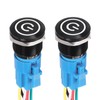 DMiotech 2 Pack 19mm / 3/4" Aluminium Alloy Latching Push