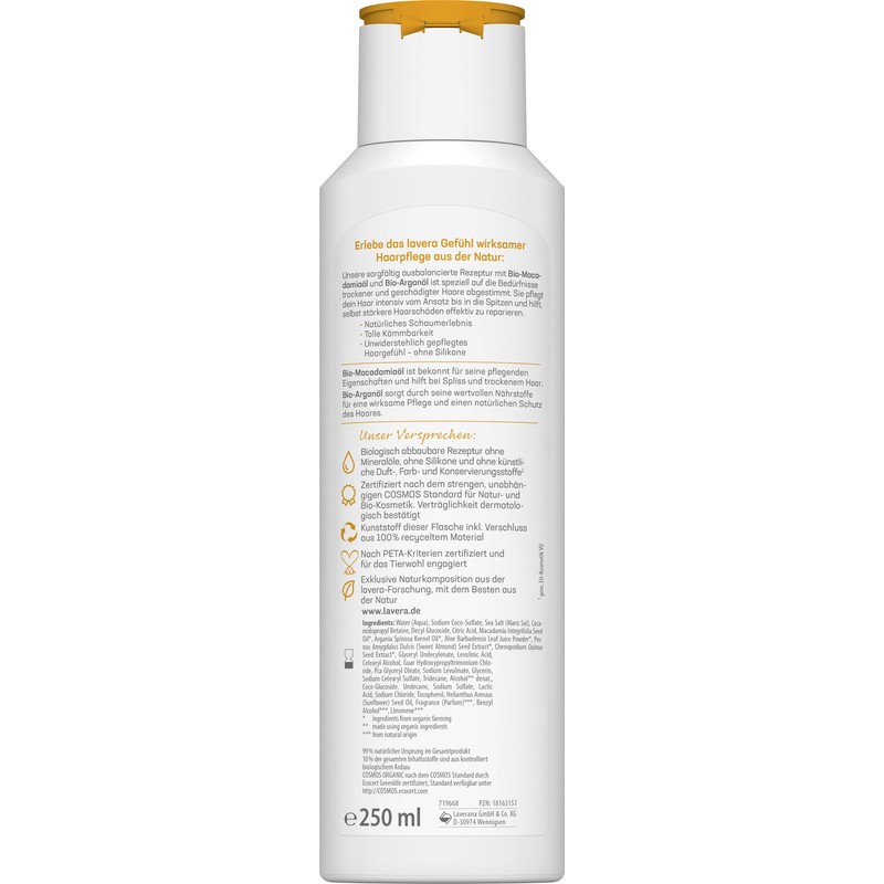 lavera Repair & Deep Care Shampoo, 250 ml