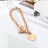 Mayeujds Heart-shaped women's bracelet Cute adjustable size bracelet, holiday, friends