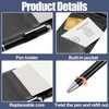 PLMMOUT 10PCS Mini Pocket Notepad Holder Set,Durable Cover,8Pcs 3"x5" Memo