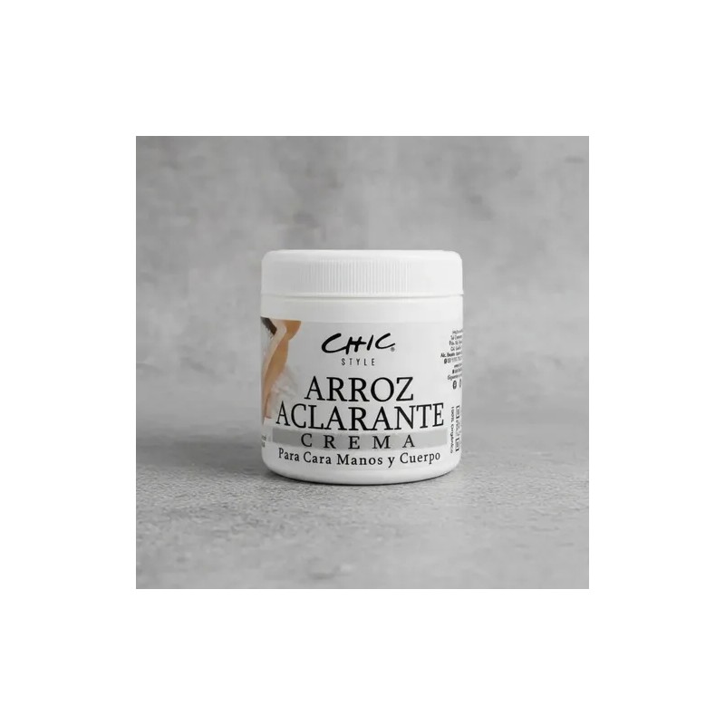 Crema Facial Aclarante De Arroz Natural Chic Style 125ml