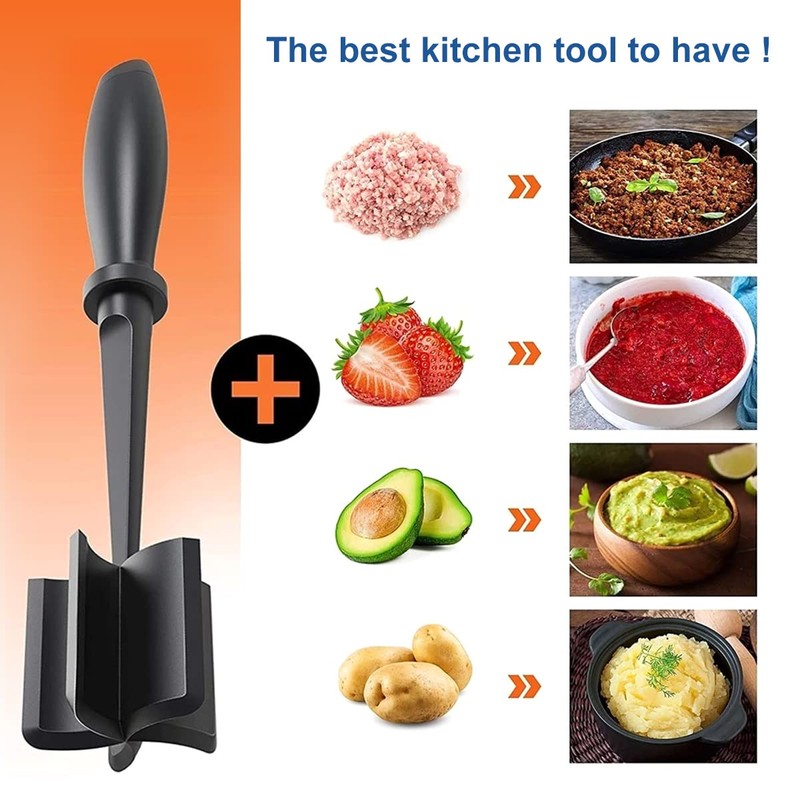 Meat Chopper Heat Resistant Meat Chopper with Non-Slip Handle Nylon