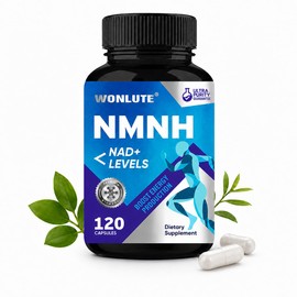 NMNH Capsules High Dose 1000 mg NAD+ Activator for Natural Energy Boost & Anti-Ageing, 120 Vegan Capsules