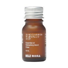 MUJI 83484538 Essential Oil Refreshing Blend, Clear, 0.3 fl oz (10 ml)
