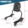 DSISIMO Rear Backrest Sissy Bar with Docking Hardware Kit Compatible