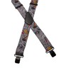 Olata Heavy Duty Tool Pattern Braces/Suspenders -. Grey, 5cm -