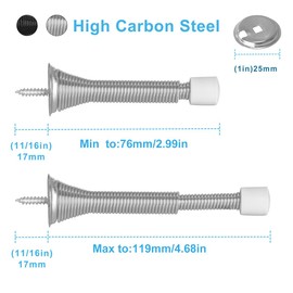 Bending Spring Copper Tube, Pack of 2 Bending Springs, Bending Springs for Composite Pipe, Spring Tube Bender Spring Tube Bender Super Elastic Steel Spring Tube Bender Super