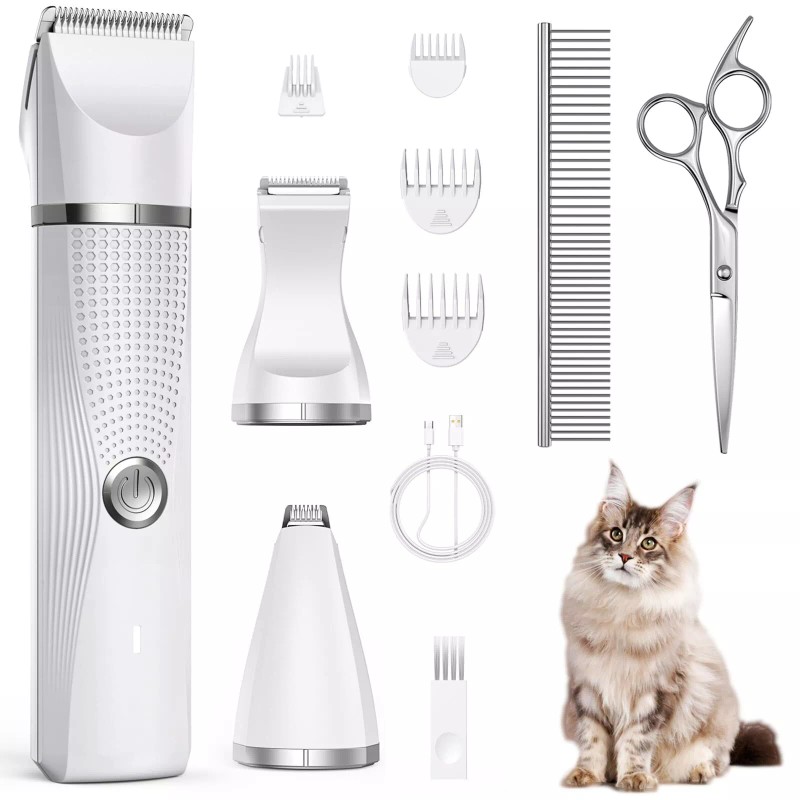 Bautrium Cat Grooming Clippers Kit for Matted Hair 3 in