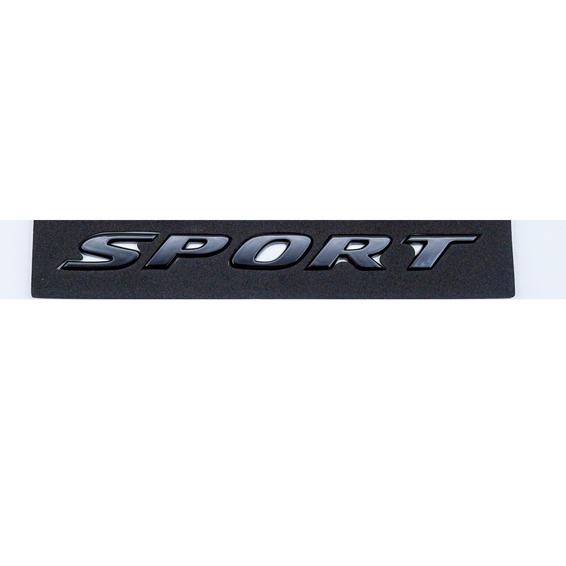 1PC Sport Rear Trunk Lid Letter Logo 3D Badge Emblem