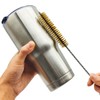 7 Pcs Brass Wire Tube Brushes Bottle Brush Set,11Inch Long