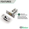 EAI Tubular Deadbolt for Bathroom | 64mm Case 44mm Backset