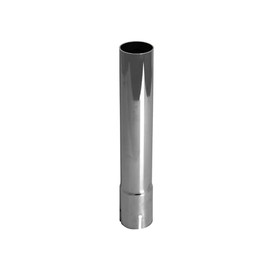 Tractorparts.Store Exhaust Stack Pipe Compatible With Universal 2"" x 12"", Straight Chrome