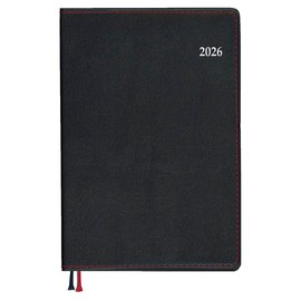 Daigo Notebook 2026 Schedule Book, Appointment Weekly Vertical A6 Black, E8435, Starts on December 2025