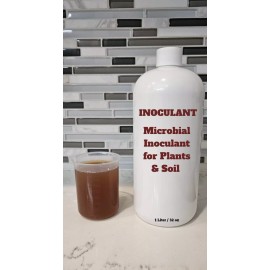 Soil & Plant Inoculant Organic Microbial Inoculant for Plants & Soil • Much Better Than EM-1 • 1 Gallon