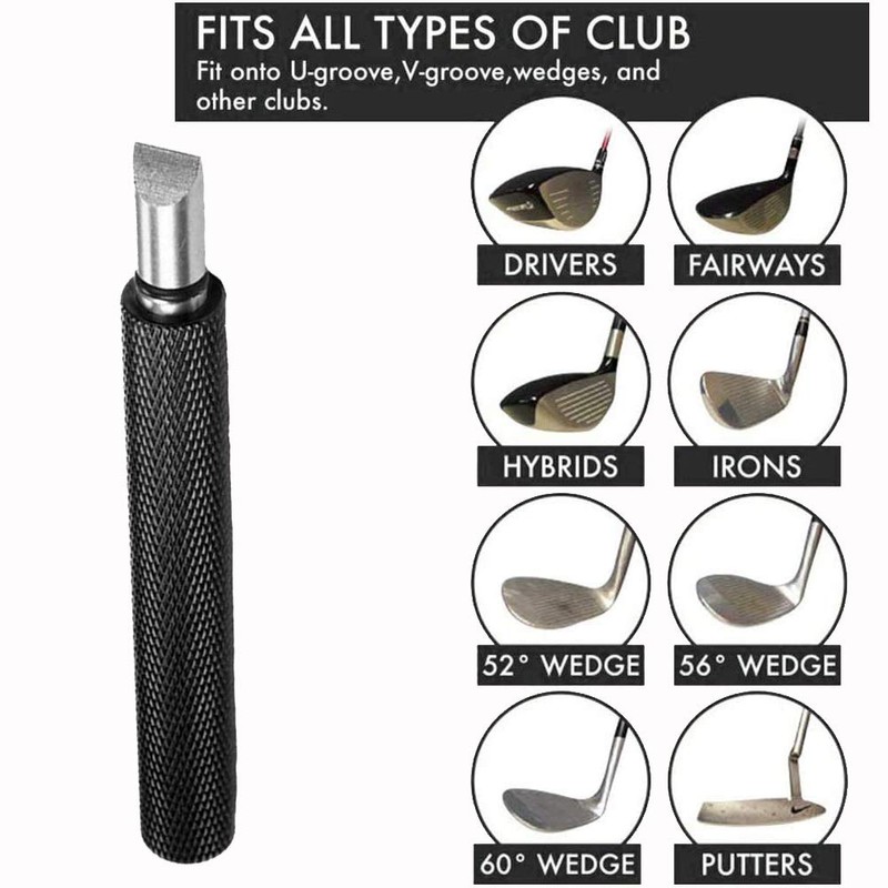 BettGolf Golf Club Groove Sharpener, Golf Club Cleaner and Iron