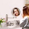 VORREMIRR Wall Mounted Makeup Mirror, 15X/1X Double Sided Magnifying Mirror,