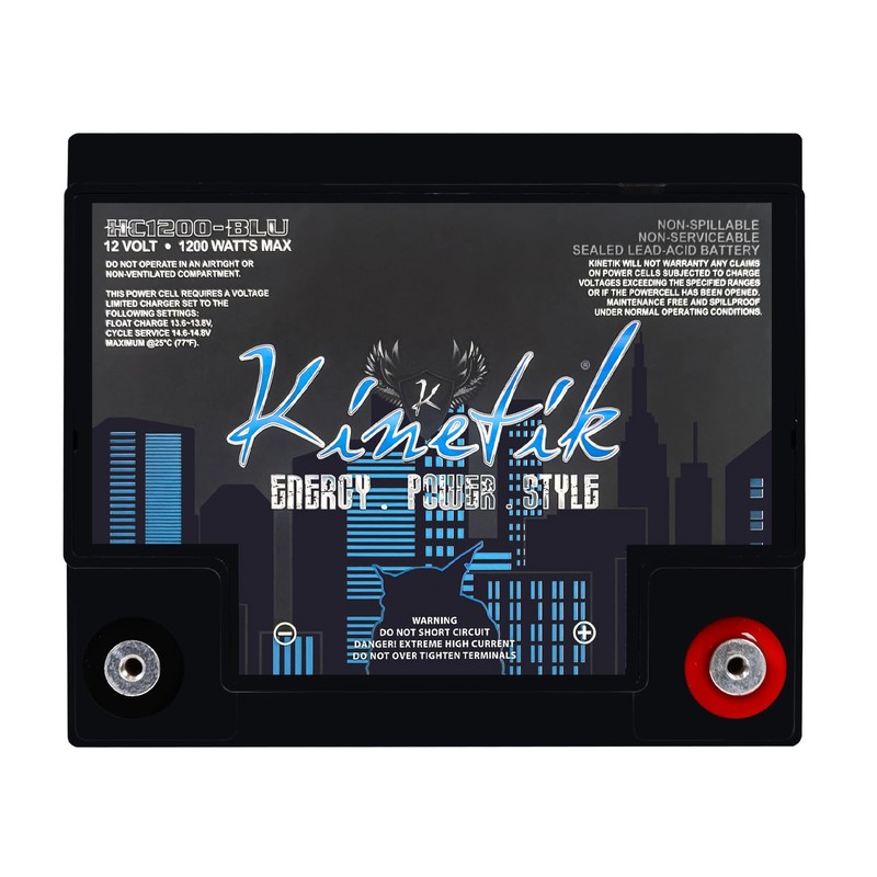 Universal Power Group (40923) Kinetik BLU 1200 Watt 12V Power