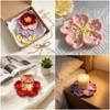 Crochet Flower Coasters for Drinks, 4 Pack Cute Cup Mats