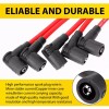 CNPAPC RED 10.5MM SPARK PLUG WIRE SET FOR HONDA ACCORD
