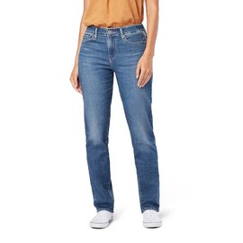 Levi Strauss Signature Gold Women's Modern Straight Jeans (Available in Plus Size), Mystic Waters, 6