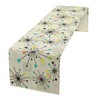 Mid Century Geometric Table Runner,Table Runners for Kitchen Dining Modern