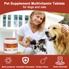 PICPOW Dog Multivitamin Chewable, with Glucosamine Chondroitin, Digestive Enzymes &