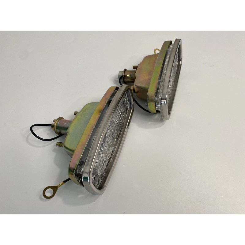 KK 1968 Camaro Standard Clear Parking Lamp Lens Assembly Pair