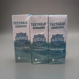 Teethaid Mouthwash Micro Foam 30mL 24hr Germ Protection 3 Pack