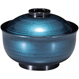 Bowl: 3-243-4 Blue Deep Sea, 4.5 inch (4.5 cm), Lily Type Zoboi Bowl, Diameter 5.2 x H3.8 inches (13.3 x 9.7 cm), 12.0 fl oz (560 cc), 6.0 oz (170 g)