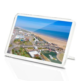 Classic Rectangle Magnet with Stand - Skegness England Beach Resort Pier - Fridge Locker Office Whiteboard Toolbox #52044
