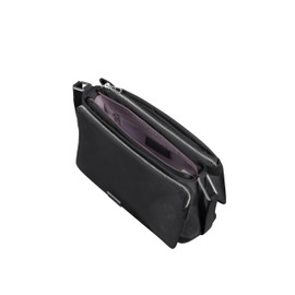 Samsonite Be-Her Shoulder Bag M with 3 Compartments, 28.5 cm, 7 L, Black, Black (Black), messenger bags