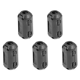 Rebower Clip-on Ferrite Ring Core- 5mm / Black / 5pcs