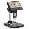 Elikliv Coin Microscope, 4.3'' LCD Digital Microscope 1000x, Coin Magnifier
