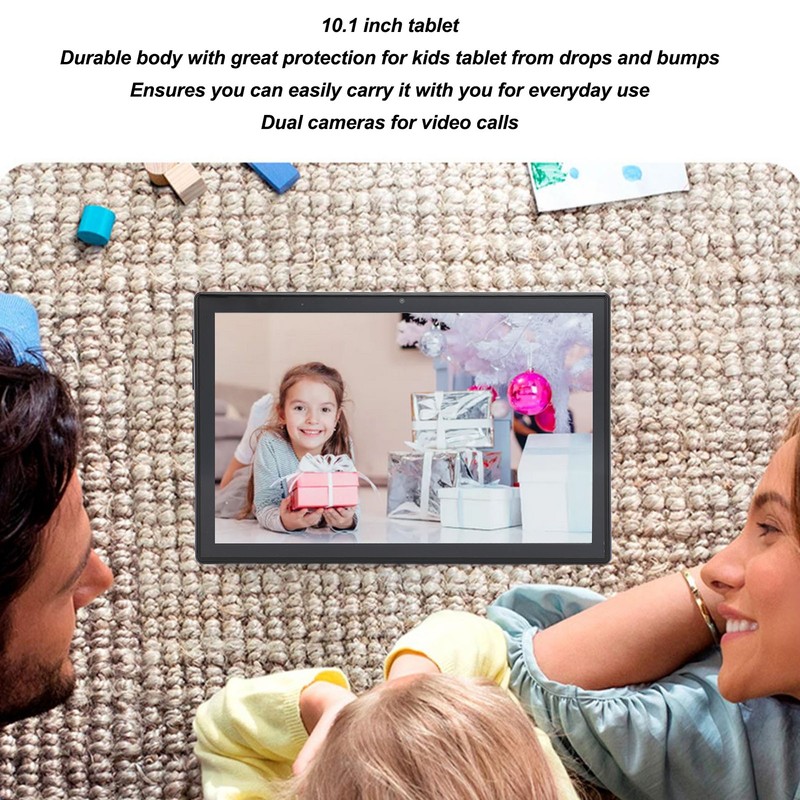 Kids 10.1 Inch Tablet for Android 13.0 8GB 256GB 2560x1600